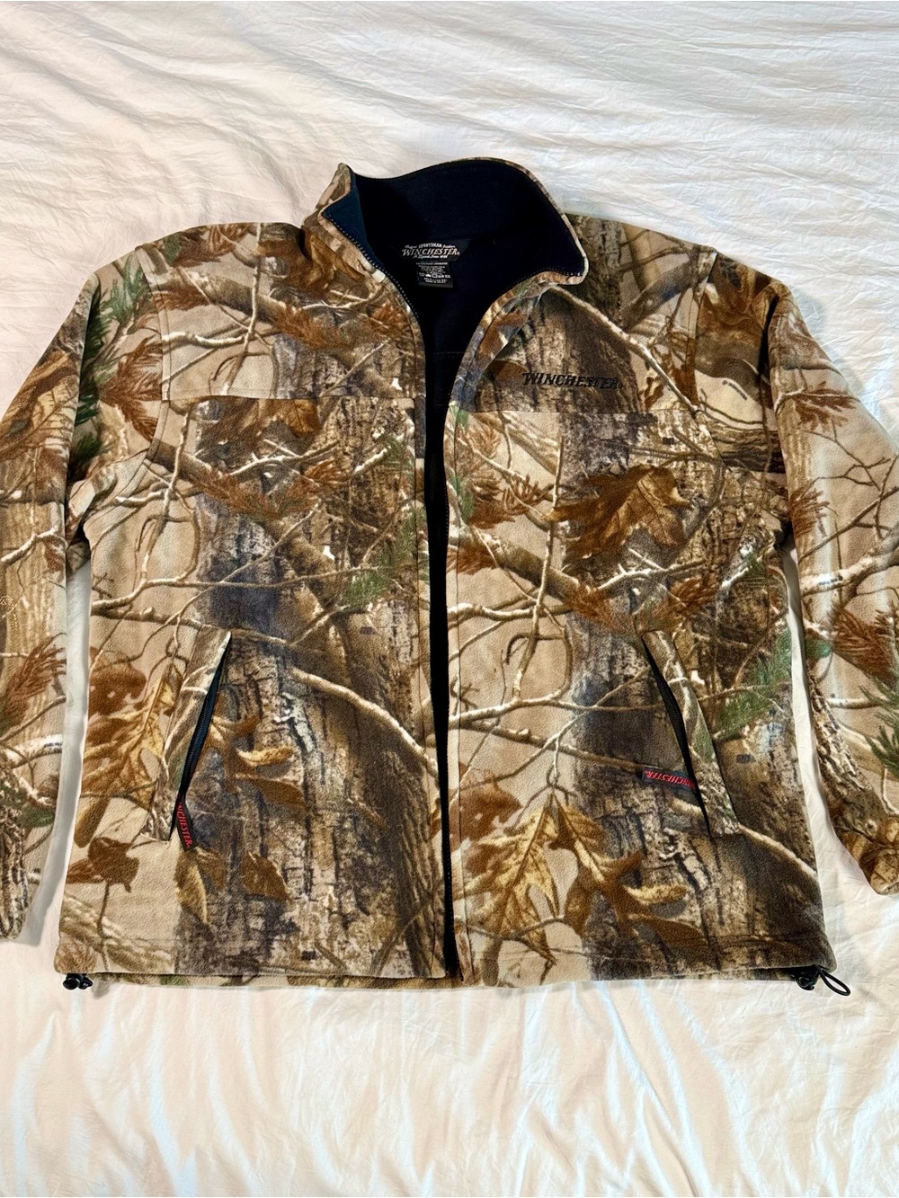 Winchester Men's Camo Performance Fleece Jacket - Camouflage
